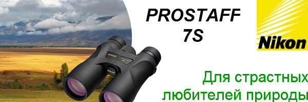 Новинка от Nikon - бинокли Prostaff 7S - высокое качество по доступной цене!