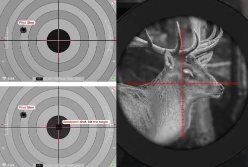 10 баллистических профилей и пристрелка «одним патроном» - гибкость под любое оружие 10 баллистических профилей и пристрелка «одним патроном» - гибкость под любое оружие